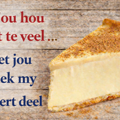 Fridge Magnet – Melktert 2026