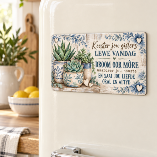 Fridge Magnet – Koester jou gisters 2025