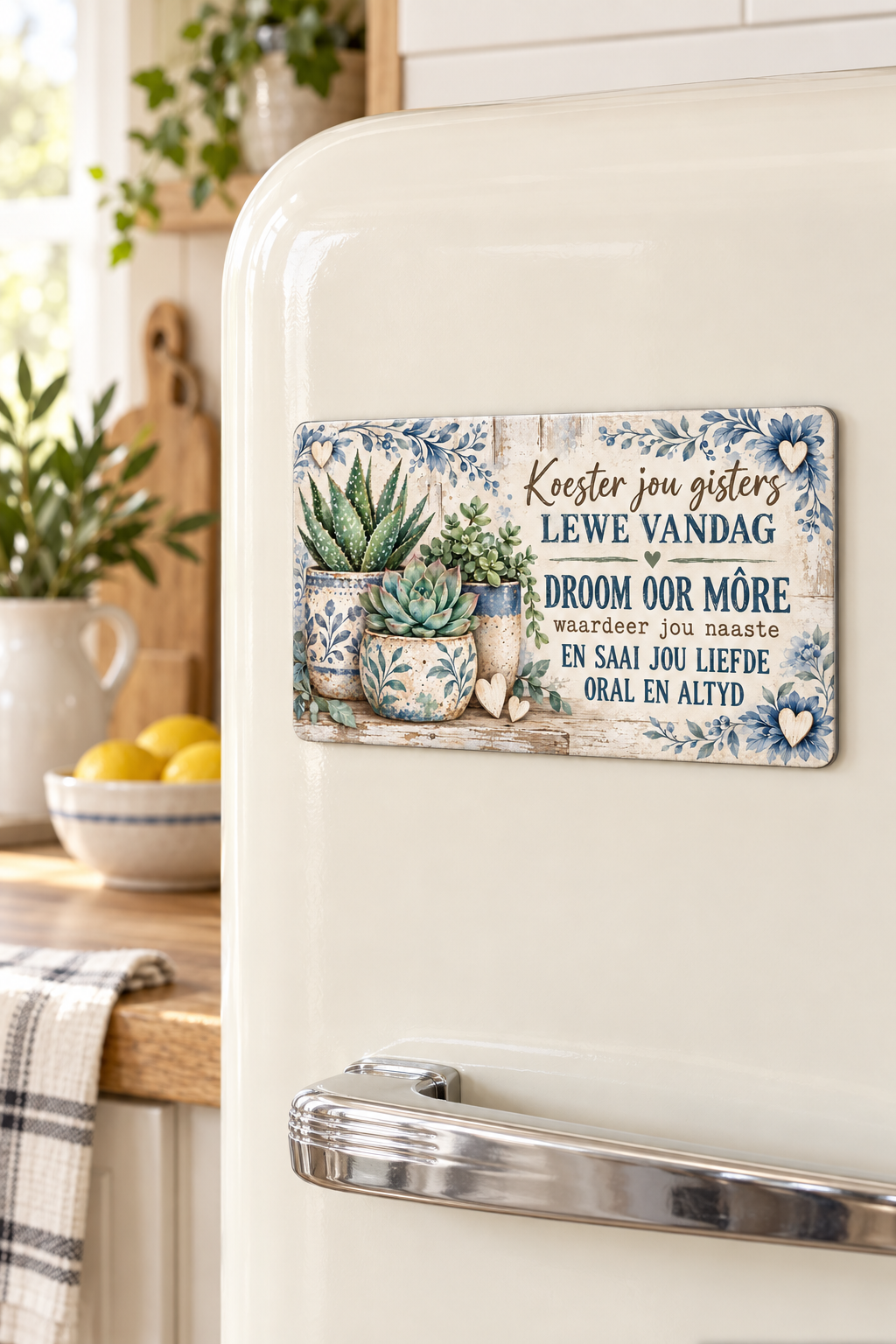 Fridge Magnet - Koester jou gisters 2025
