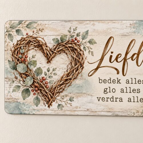 Fridge Magnet – Liefde Bedek Alles
