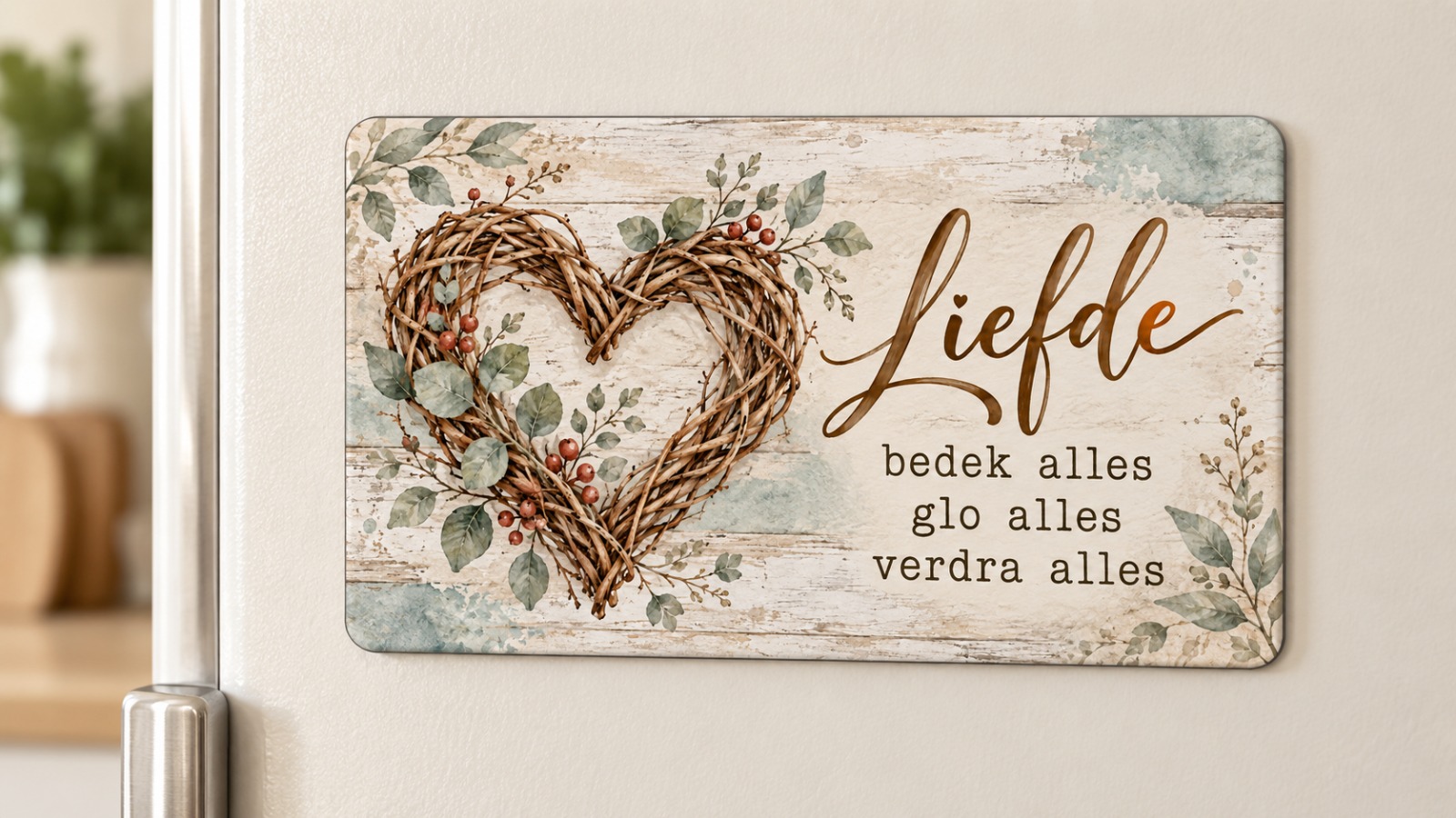 Fridge Magnet - Liefde Bedek Alles