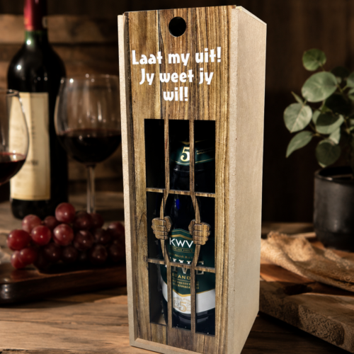 Wooden Winebox – Laat my uit 2025