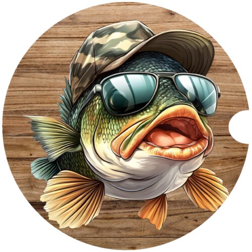 Licence Disk Holder Funny Fish 2025