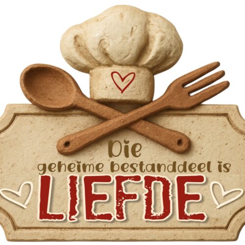 Small Sign (A4) – Chef Liefde 2025
