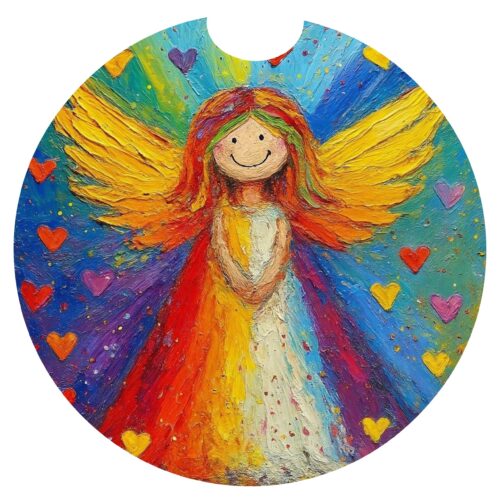 Licence Disk Holder Painted Angel 2025