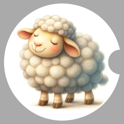 Licence Disk Holder Sheep 2025
