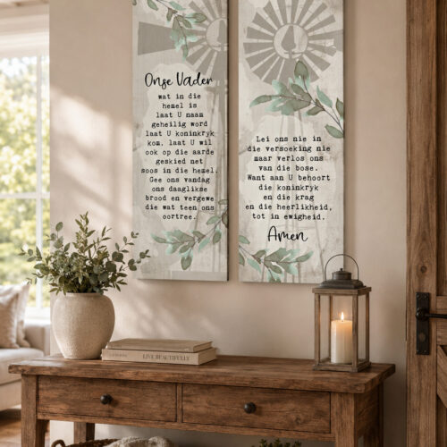 Printed Sign Set of 2 – Onse Vader Windpomp 2025