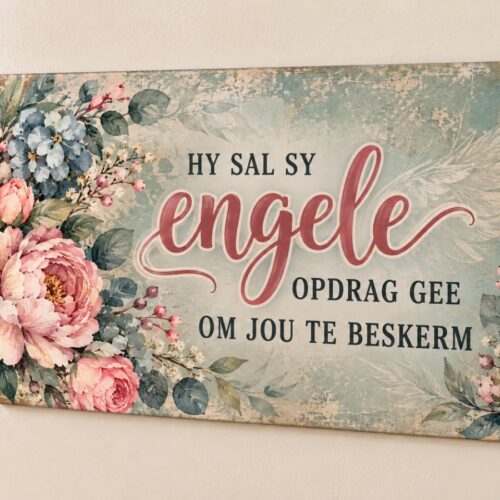 Fridge Magnet – Hy sal Sy Engele 2025