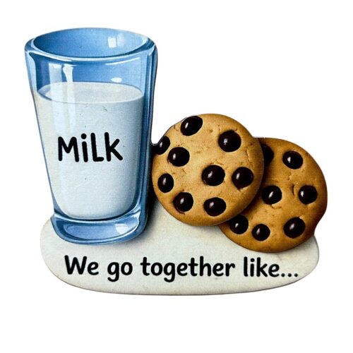 Fridge Magnet – Milk & Cookies