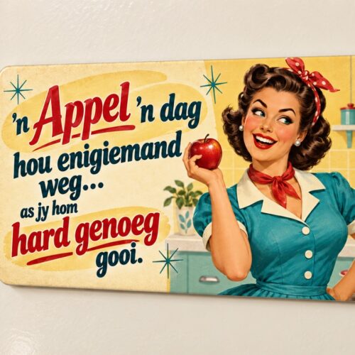 Fridge Magnet – ‘n Appel ‘n dag 2026