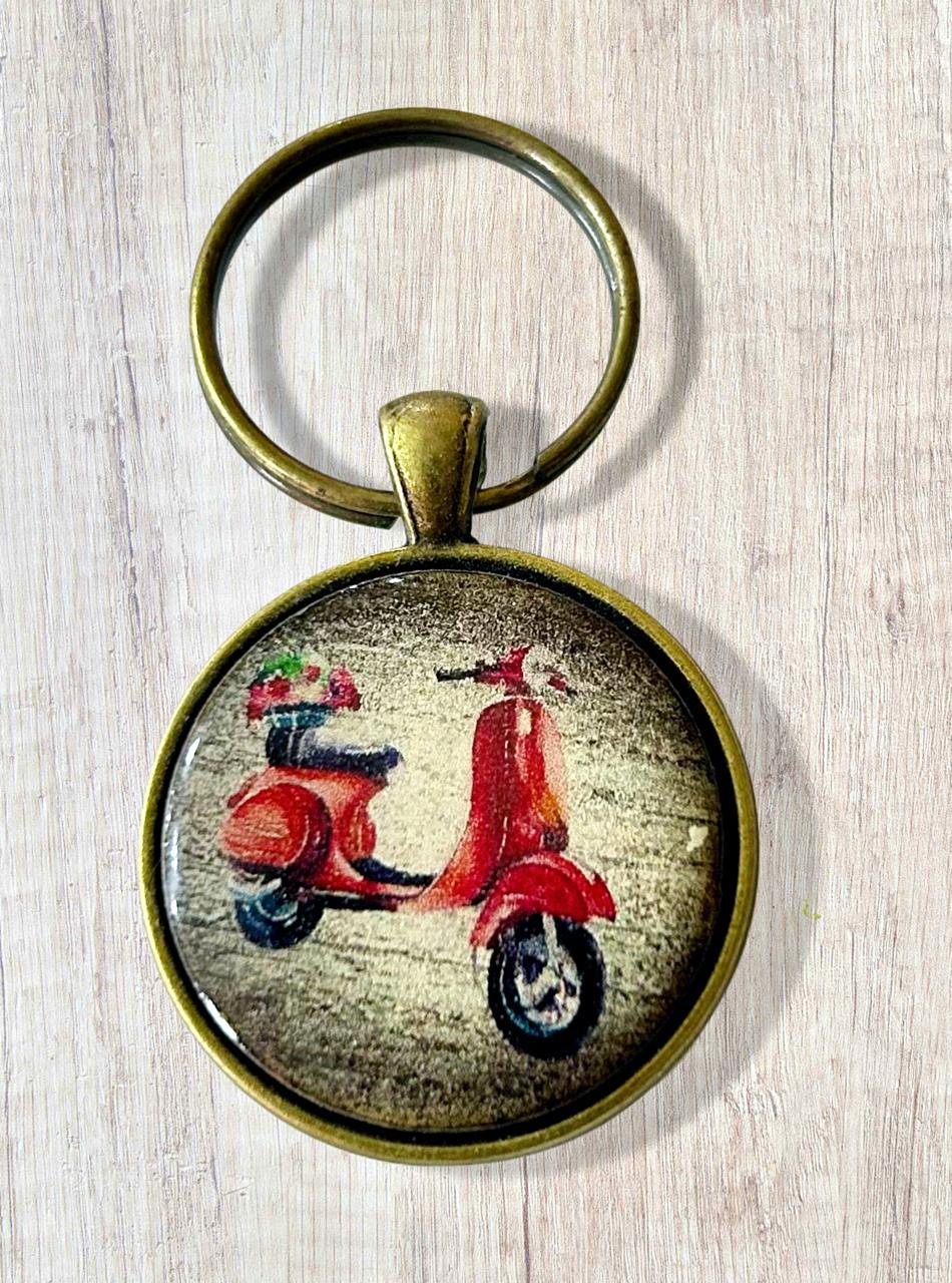 Keyring 30mm Scooter