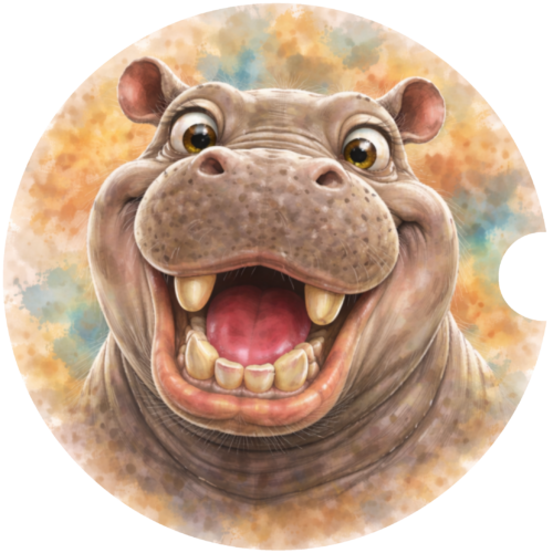 Licence Disk Holder Hippo 2026