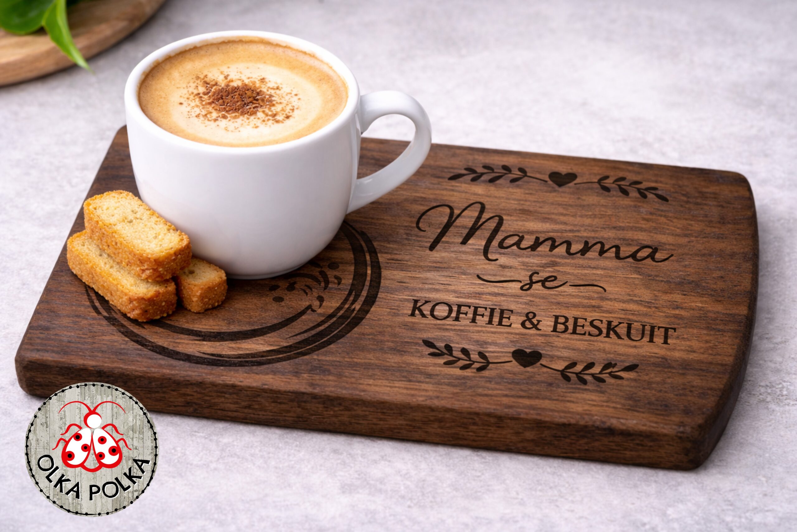 Coffee Tray Kiaat - Mamma