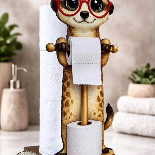 TOILET ROLL / PAPER TOWEL HOLDER – Meerkat 2026