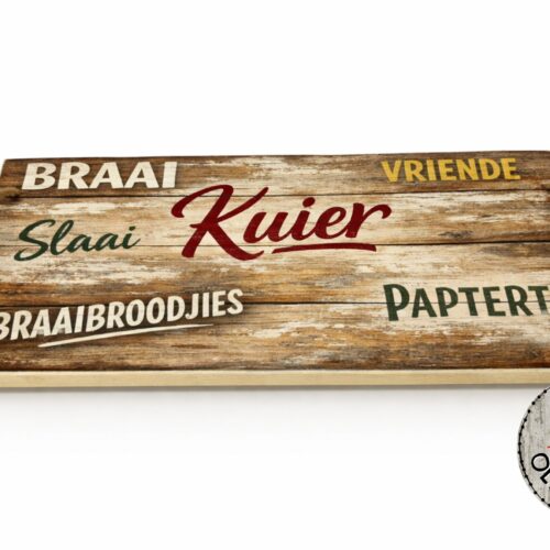 Pine Tray Rope Handles Braai 2025