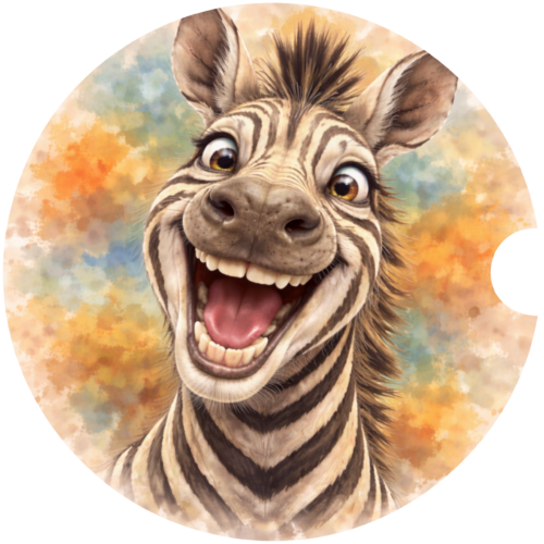 Licence Disk Holder Zebra 2026
