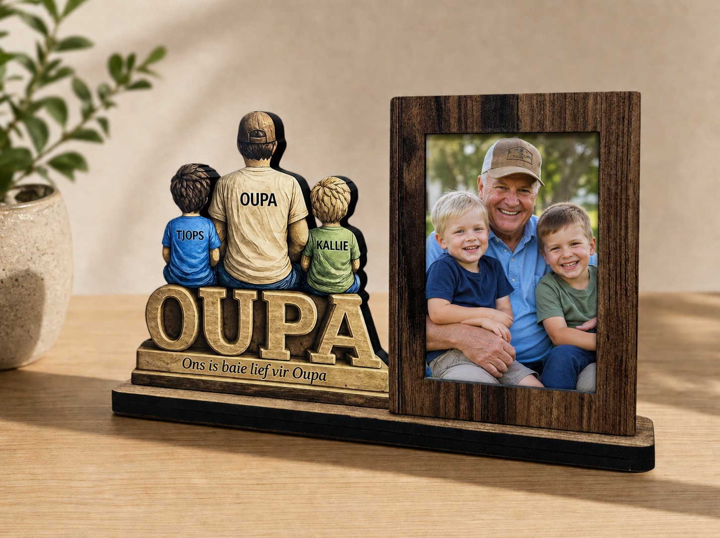 Deskframe Custom - Oupa & Kleinkinders