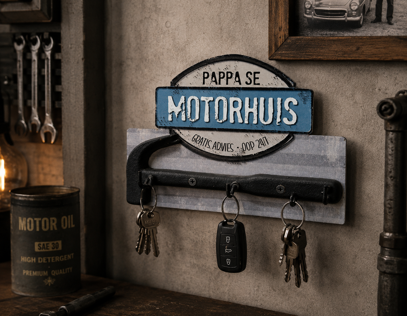 Keyrack Pappa Motorhuis 2026