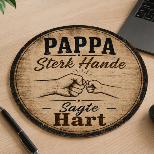 Mousepad -Pappa Sterk Hande 2026