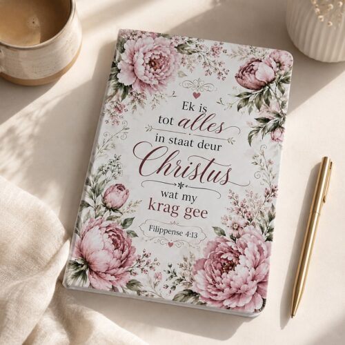 A5 Journal/Notebook – Ek is tot alles in staat Fill 4:13
