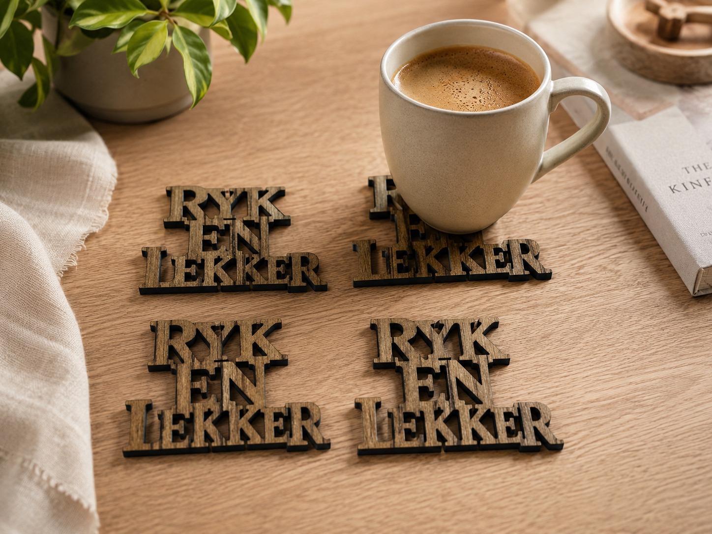 Coaster (4) Ryk en Lekker