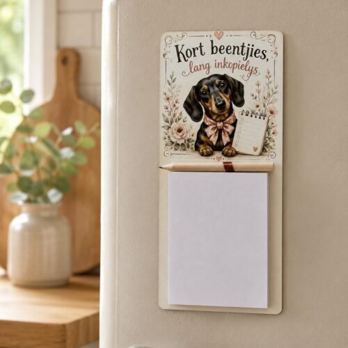 Magnetic Notepad – Kort Beentjies Lang Lys