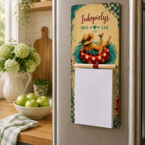 Magnetic Notepad – Pool Lady