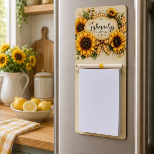 Magnetic Notepad – Sunflower