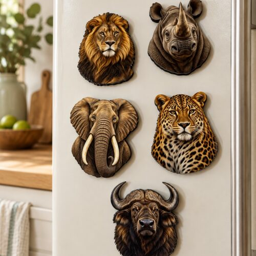 Fridge Magnet – Big 5 – Set of 5