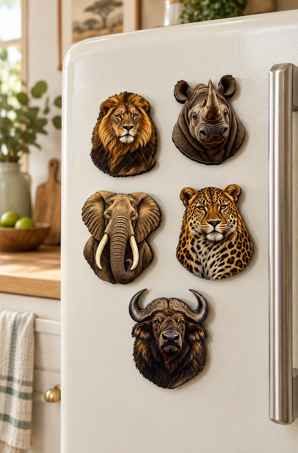Fridge Magnet - Big 5 – Set of 5