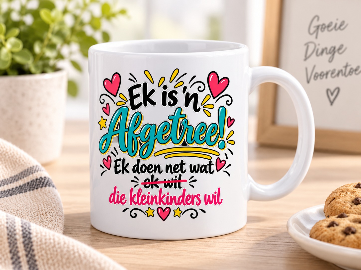 Beker - Afgetree Kleinkinders