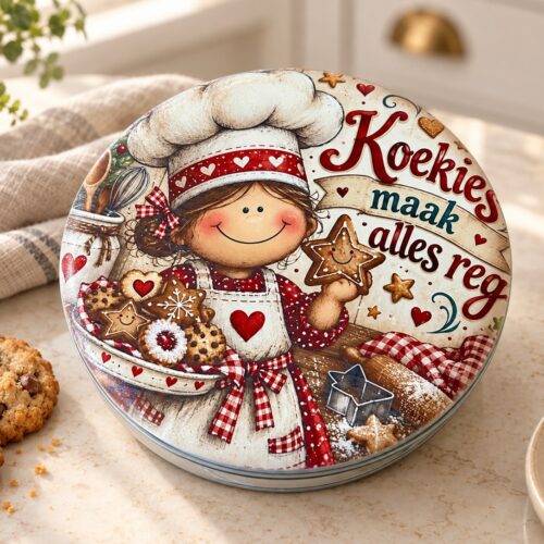 Tin Round – Koekies Maak Alles Reg – Bakkertjie